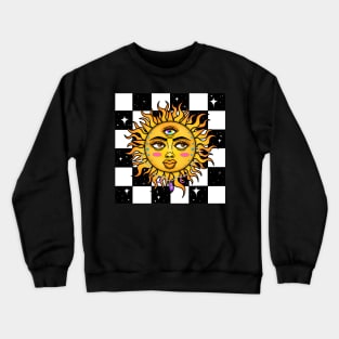 Crystal sun Crewneck Sweatshirt
